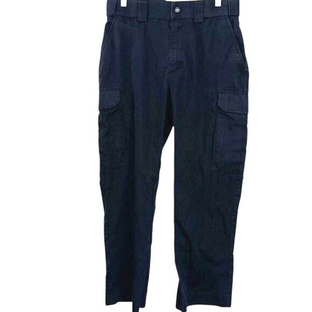 5.11 Tactical Mens Cargo Pants Size 28 Black Cotton/Polyester